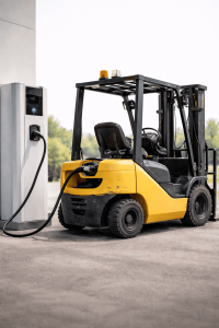 Diesel forklift refuel in Malaysia